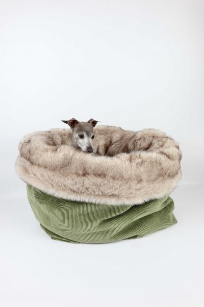 Kuschelhöhle FiouStar Royal Cord Green